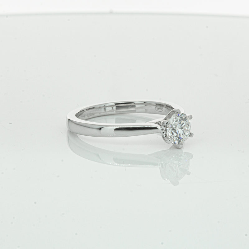 18ct White Gold .56ct Diamond Capri Ring-Ring-Walker & Hall