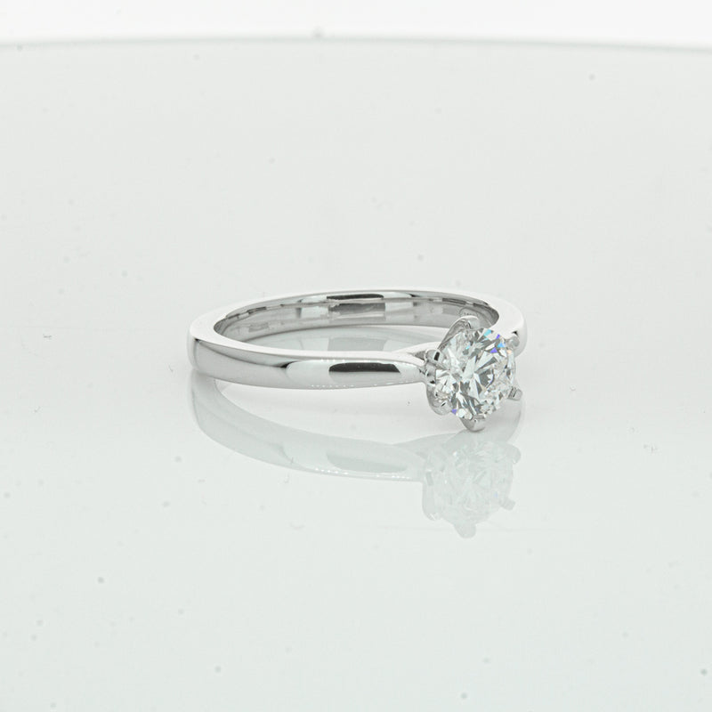 18ct White Gold .56ct Diamond Capri Ring-Ring-Walker & Hall