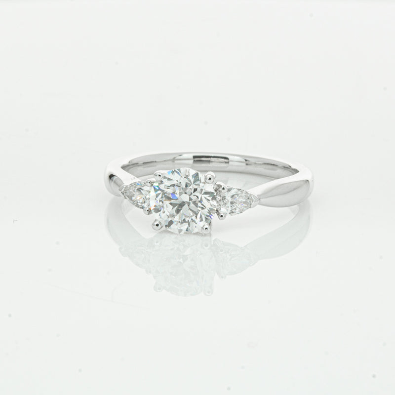 18ct White Gold 1.00ct Diamond Ayla Ring-Ring-Walker & Hall