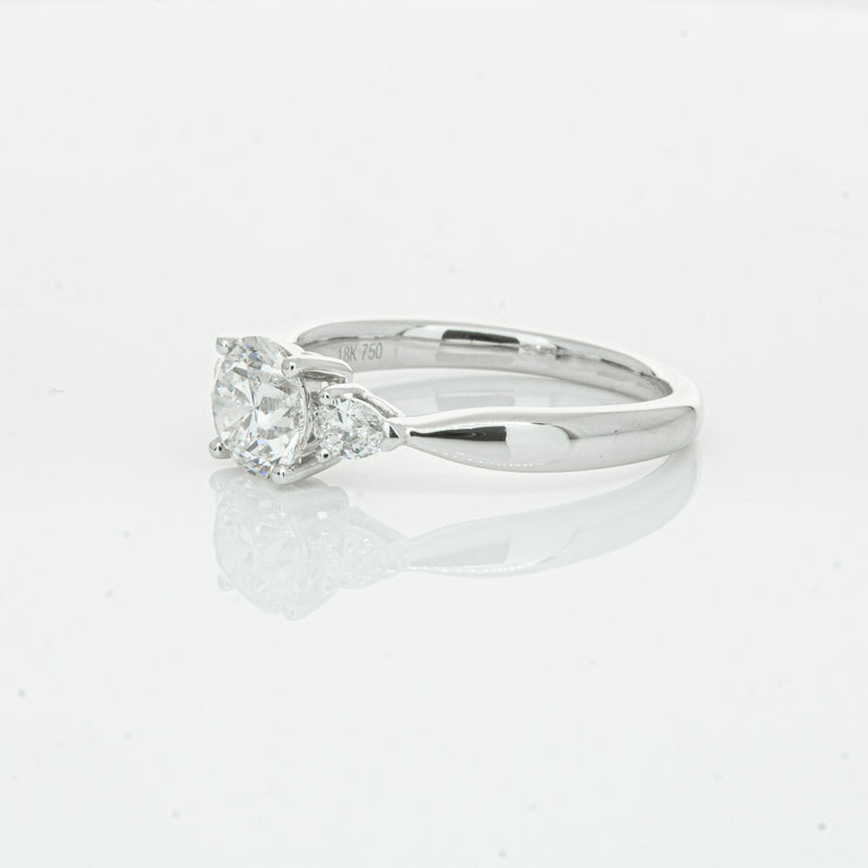 18ct White Gold 1.00ct Diamond Ayla Ring-Ring-Walker & Hall