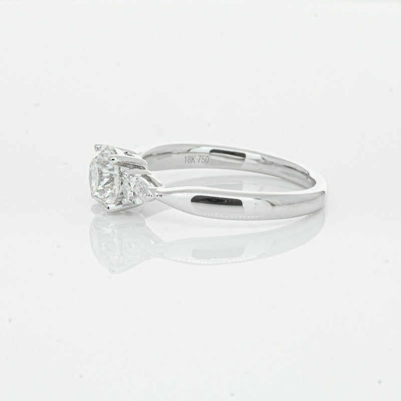 18ct White Gold 1.00ct Diamond Ayla Ring-Ring-Walker & Hall