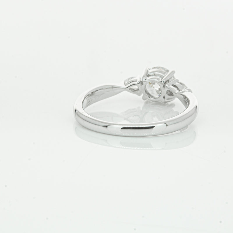 18ct White Gold 1.00ct Diamond Ayla Ring-Ring-Walker & Hall