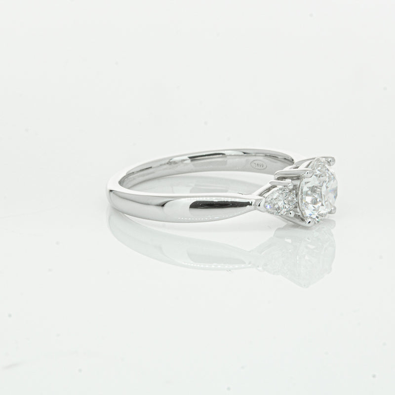 18ct White Gold 1.00ct Diamond Ayla Ring-Ring-Walker & Hall
