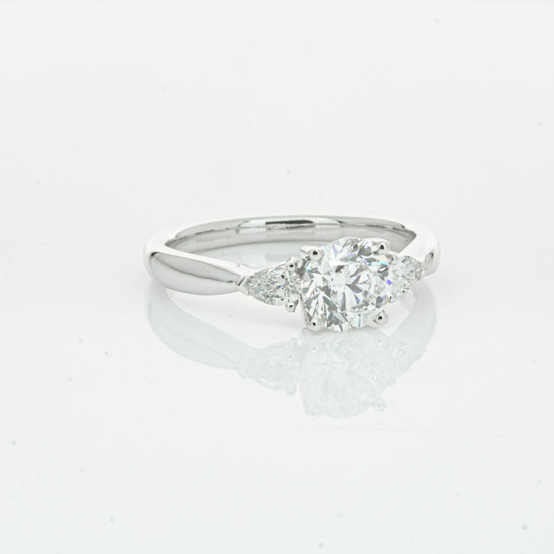 18ct White Gold 1.00ct Diamond Ayla Ring-Ring-Walker & Hall