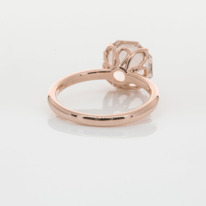 18ct Rose Gold Morganite Octavia Ring-Ring-Walker & Hall