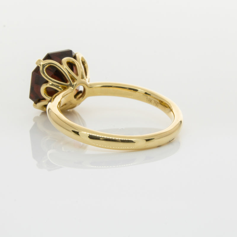 18ct Yellow Gold Garnet Octavia Ring-Ring-Walker & Hall
