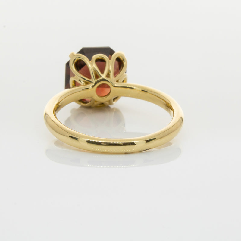 18ct Yellow Gold Garnet Octavia Ring-Ring-Walker & Hall