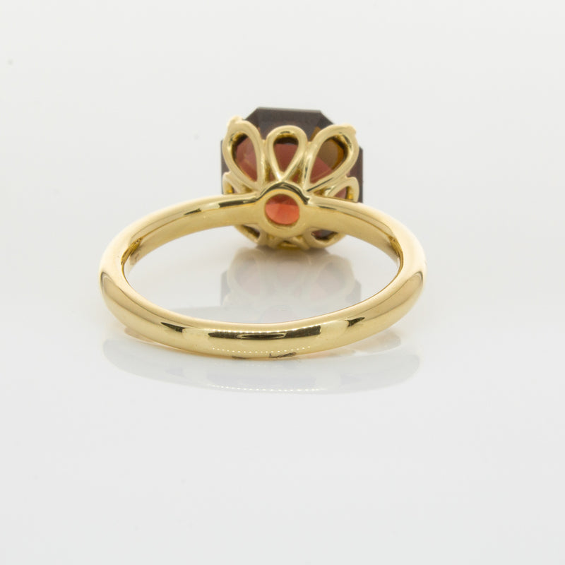18ct Yellow Gold Garnet Octavia Ring-Ring-Walker & Hall