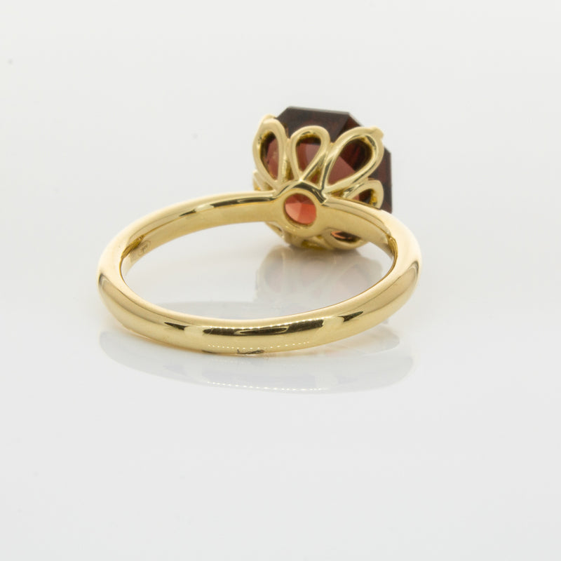 18ct Yellow Gold Garnet Octavia Ring-Ring-Walker & Hall
