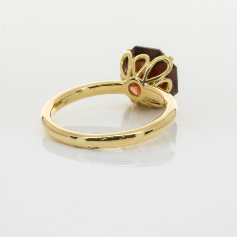 18ct Yellow Gold Garnet Octavia Ring-Ring-Walker & Hall