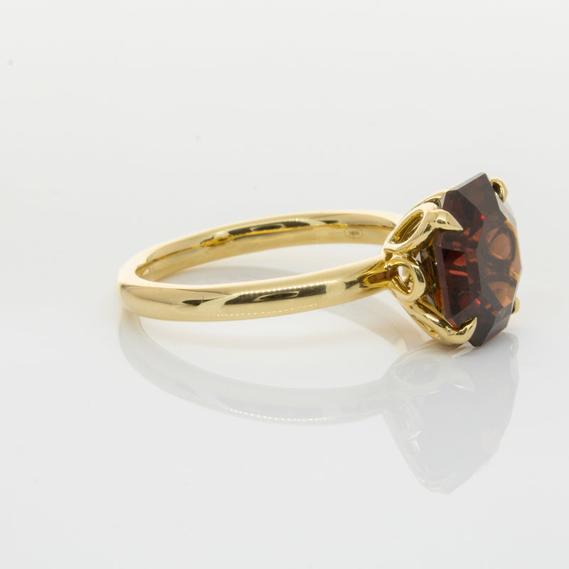 18ct Yellow Gold Garnet Octavia Ring-Ring-Walker & Hall