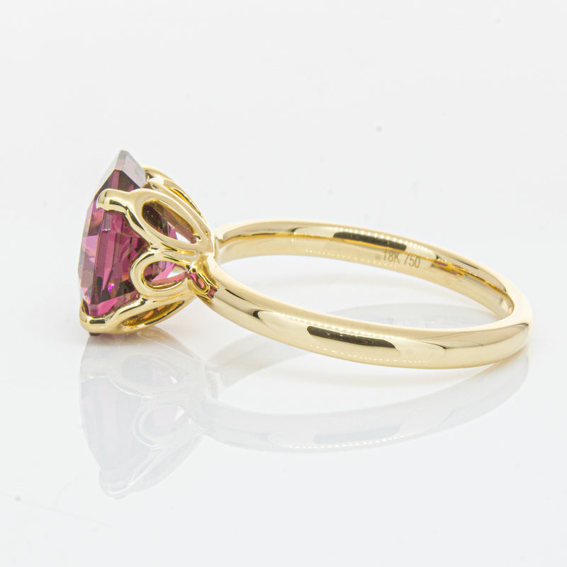 18ct Yellow Gold Pink Tourmaline Octavia Ring-Ring-Walker & Hall
