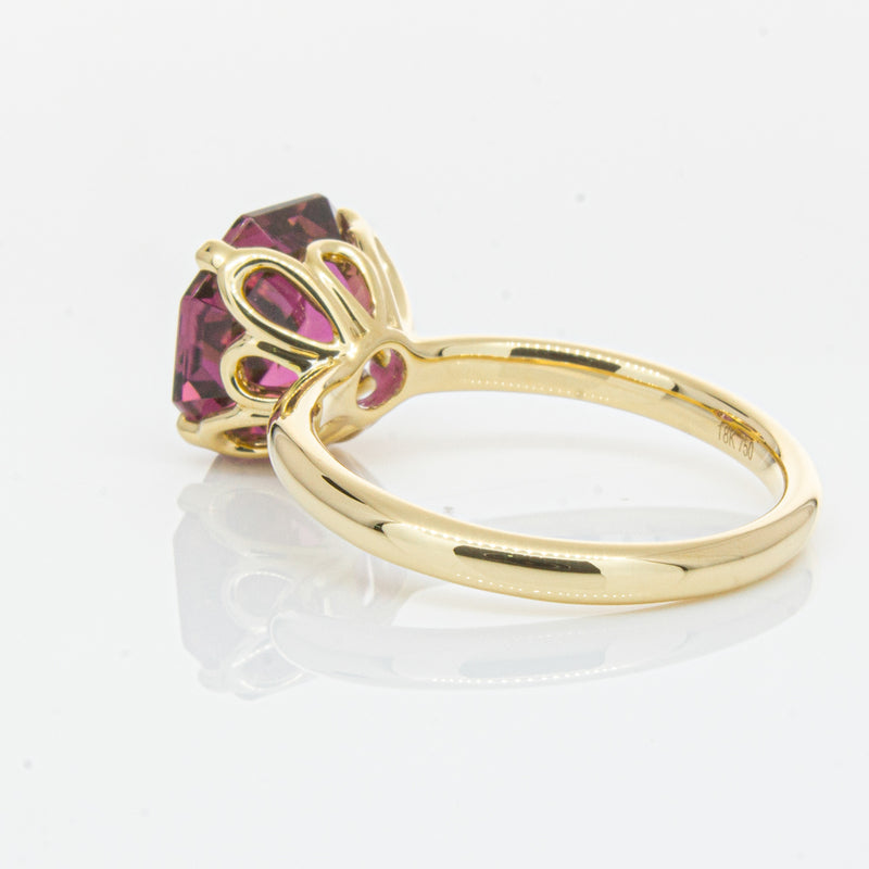 18ct Yellow Gold Pink Tourmaline Octavia Ring-Ring-Walker & Hall