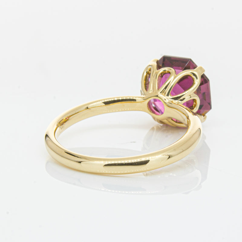 18ct Yellow Gold Pink Tourmaline Octavia Ring-Ring-Walker & Hall