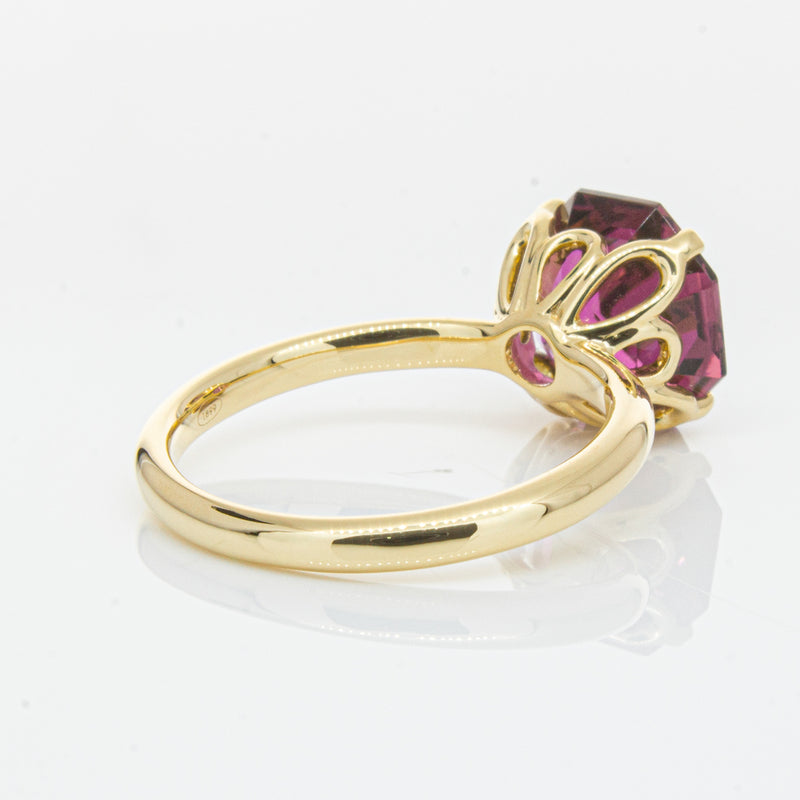18ct Yellow Gold Pink Tourmaline Octavia Ring-Ring-Walker & Hall