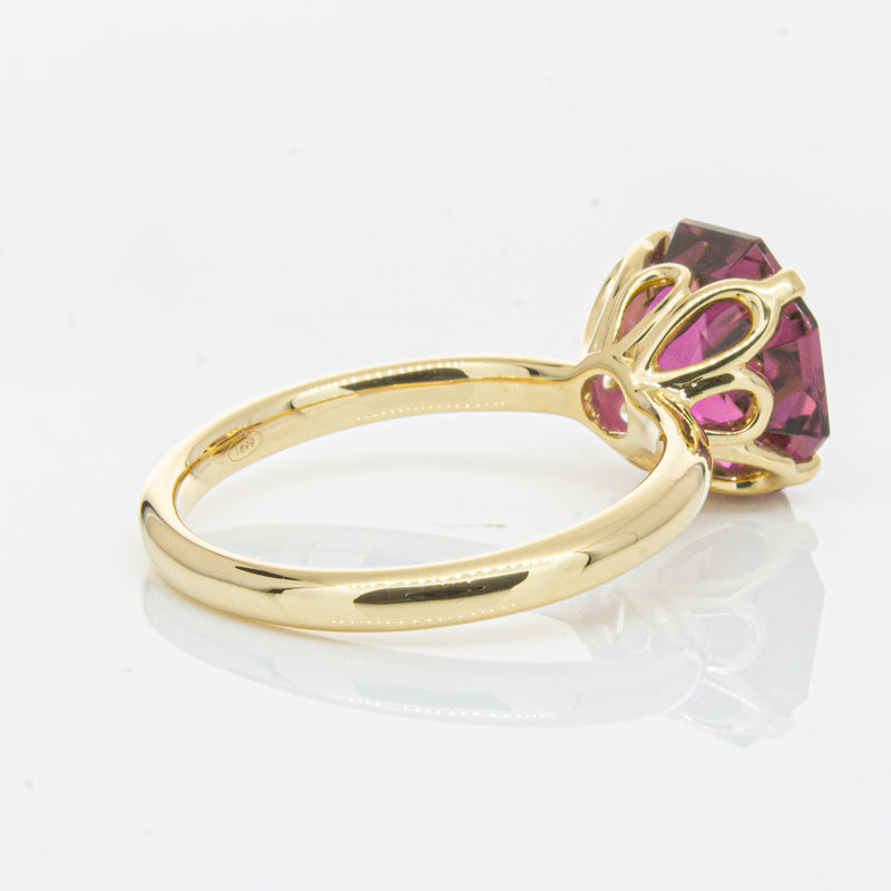 18ct Yellow Gold Pink Tourmaline Octavia Ring-Ring-Walker & Hall