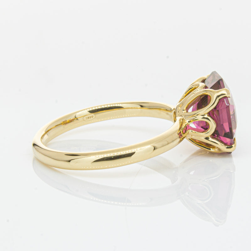 18ct Yellow Gold Pink Tourmaline Octavia Ring-Ring-Walker & Hall