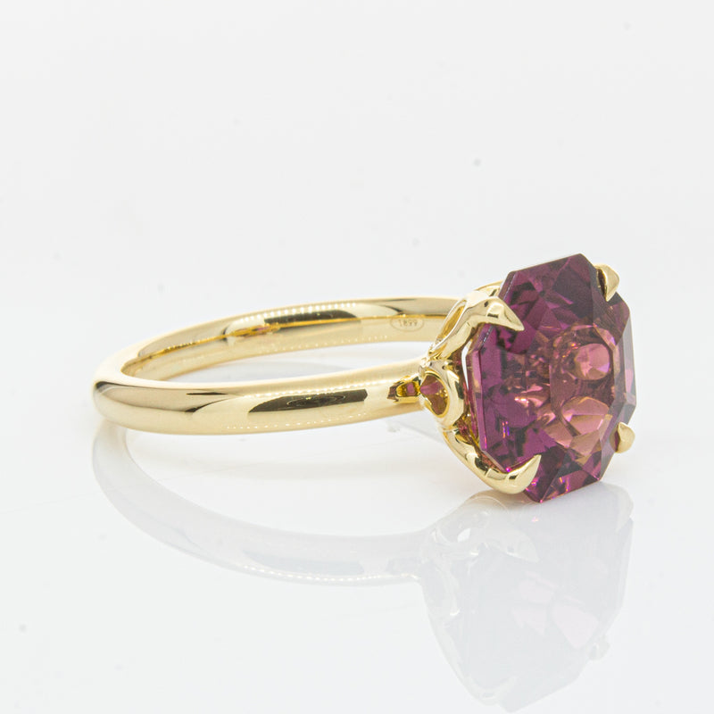 18ct Yellow Gold Pink Tourmaline Octavia Ring-Ring-Walker & Hall