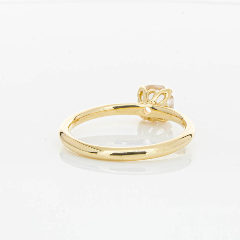 18ct Yellow Gold Morganite Mini Octavia Ring-Ring-Walker & Hall