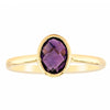 9ct Yellow Gold Amethyst Lavender Ring-Ring-Walker & Hall