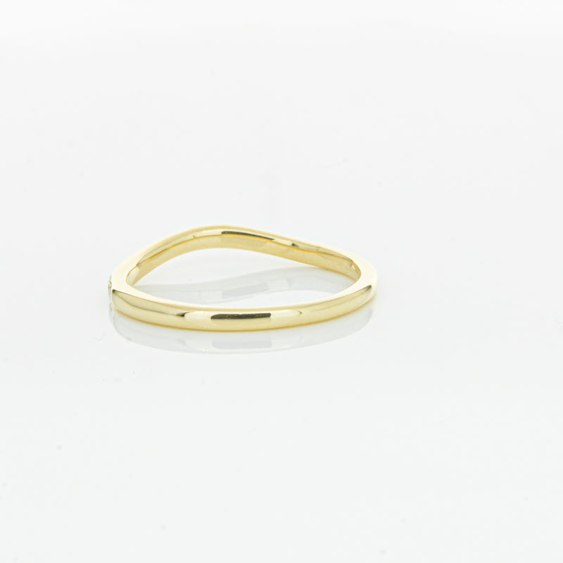 18ct Yellow Gold .15ct Diamond Grace Band-Ring-Walker & Hall