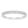 18ct White Gold .12ct Diamond Aurora Band-Ring-Walker & Hall