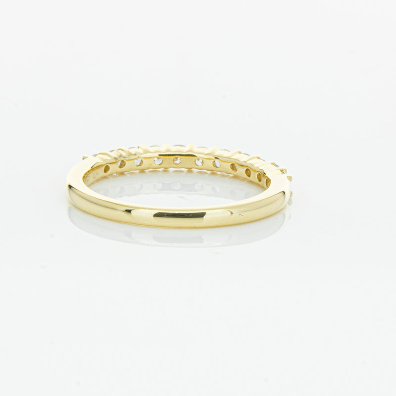 18ct Yellow Gold .50ct Diamond Panorama Band-Ring-Walker & Hall