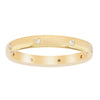 18ct Yellow Gold Diamond Lucky Band-Ring-Walker & Hall