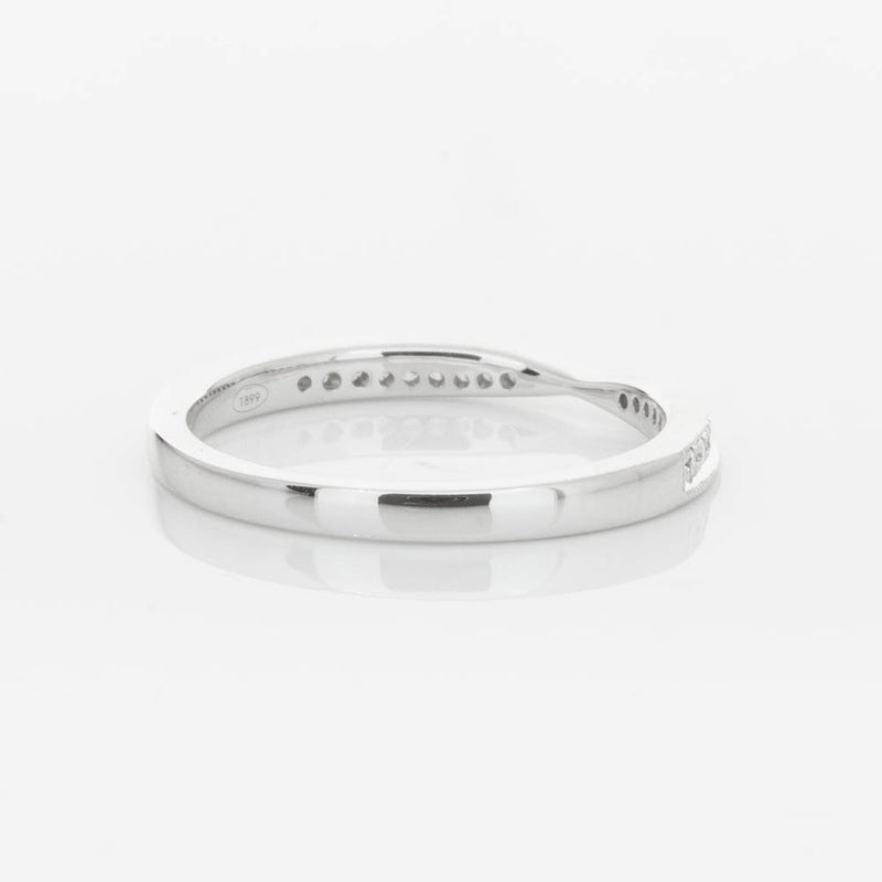 18ct White Gold .09ct Diamond Zenith Band-Ring-Walker & Hall