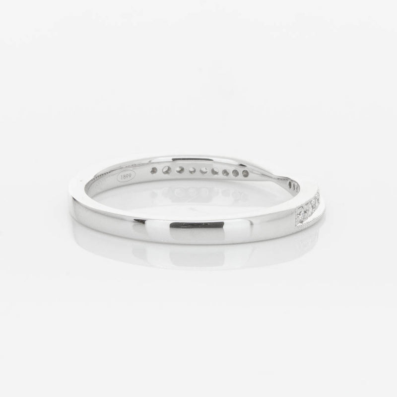 18ct White Gold .09ct Diamond Zenith Band-Ring-Walker & Hall