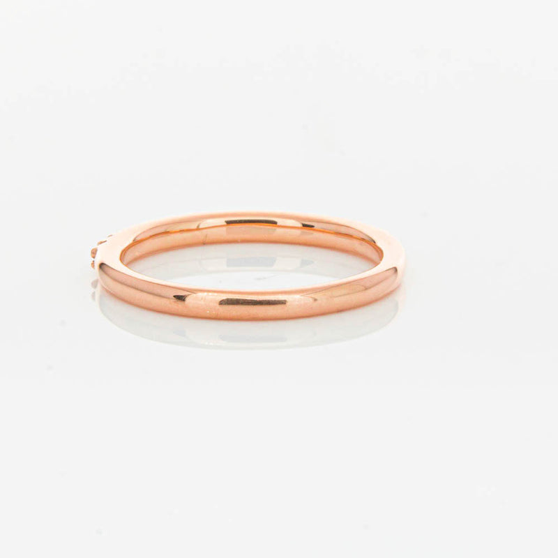 18ct Rose Gold .20ct Manhattan Diamond Band-Ring-Walker & Hall