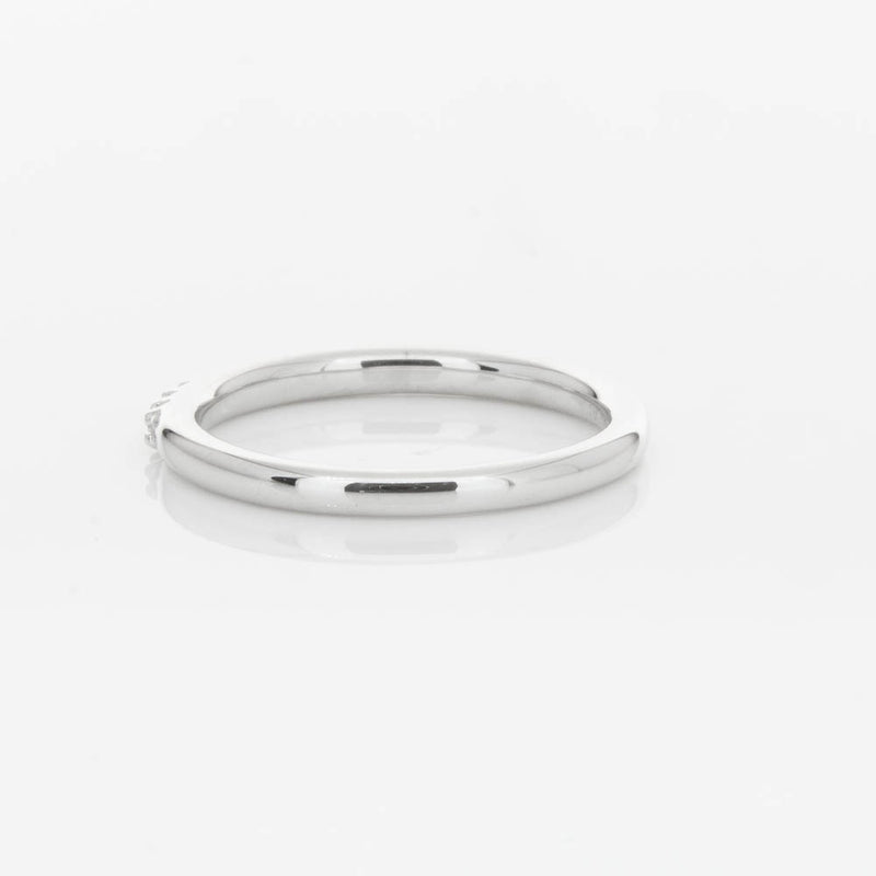 18ct White Gold .20ct Diamond Manhattan Band-Ring-Walker & Hall