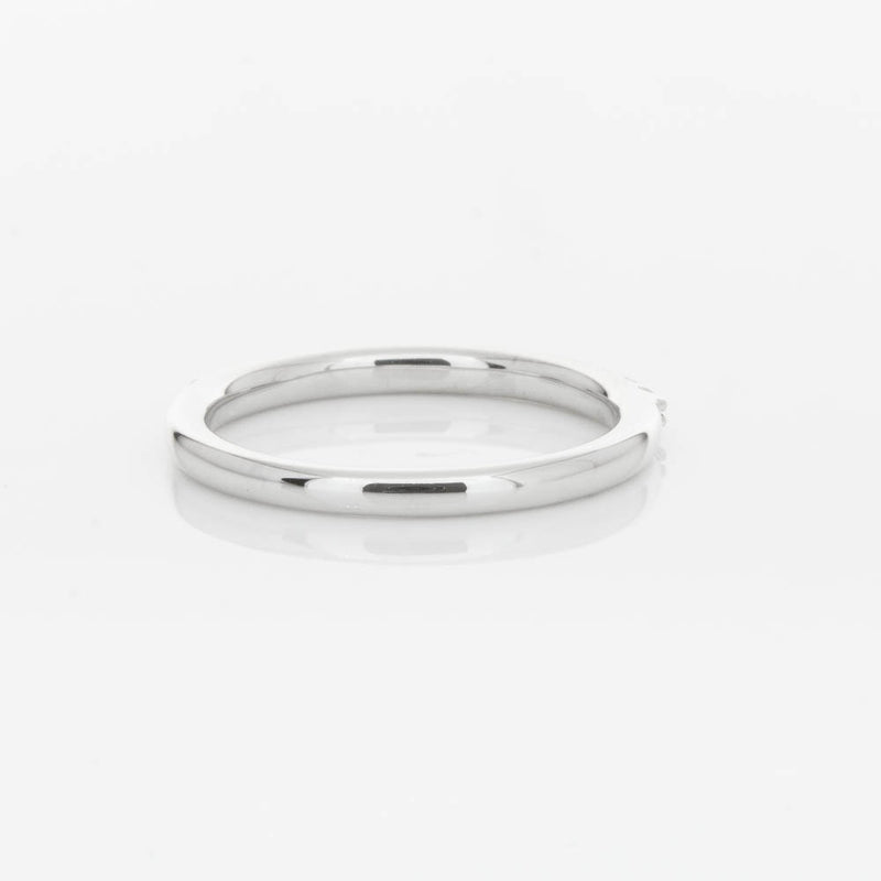 18ct White Gold .20ct Diamond Manhattan Band-Ring-Walker & Hall