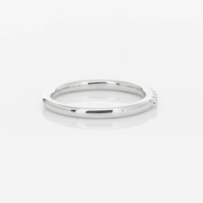 18ct White Gold .20ct Diamond Manhattan Band-Ring-Walker & Hall