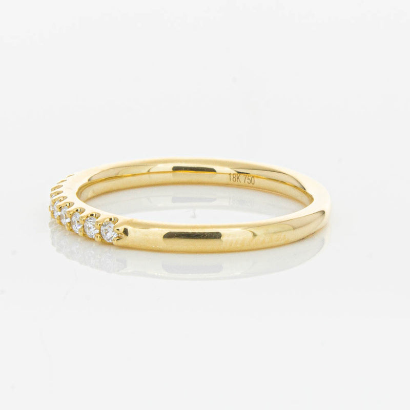 18ct Yellow Gold .20ct Diamond Manhattan Band-Ring-Walker & Hall