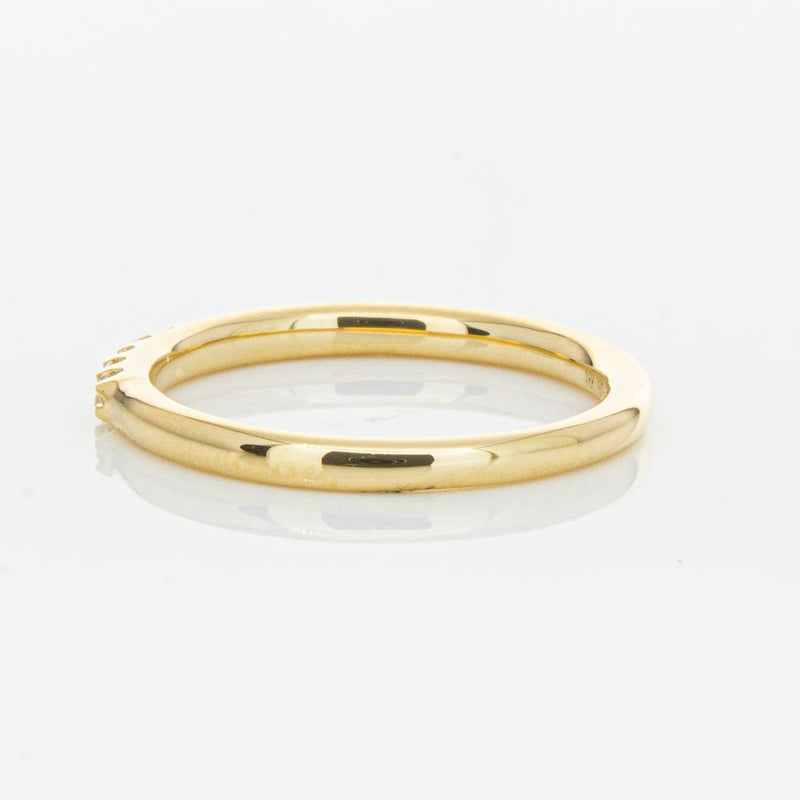18ct Yellow Gold .20ct Diamond Manhattan Band-Ring-Walker & Hall