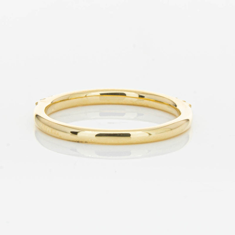 18ct Yellow Gold .20ct Diamond Manhattan Band-Ring-Walker & Hall