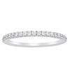 18ct White Gold Diamond Millie Band-Ring-Walker & Hall
