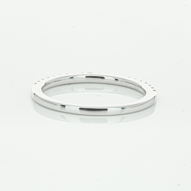 18ct White Gold Diamond Millie Band-Ring-Walker & Hall