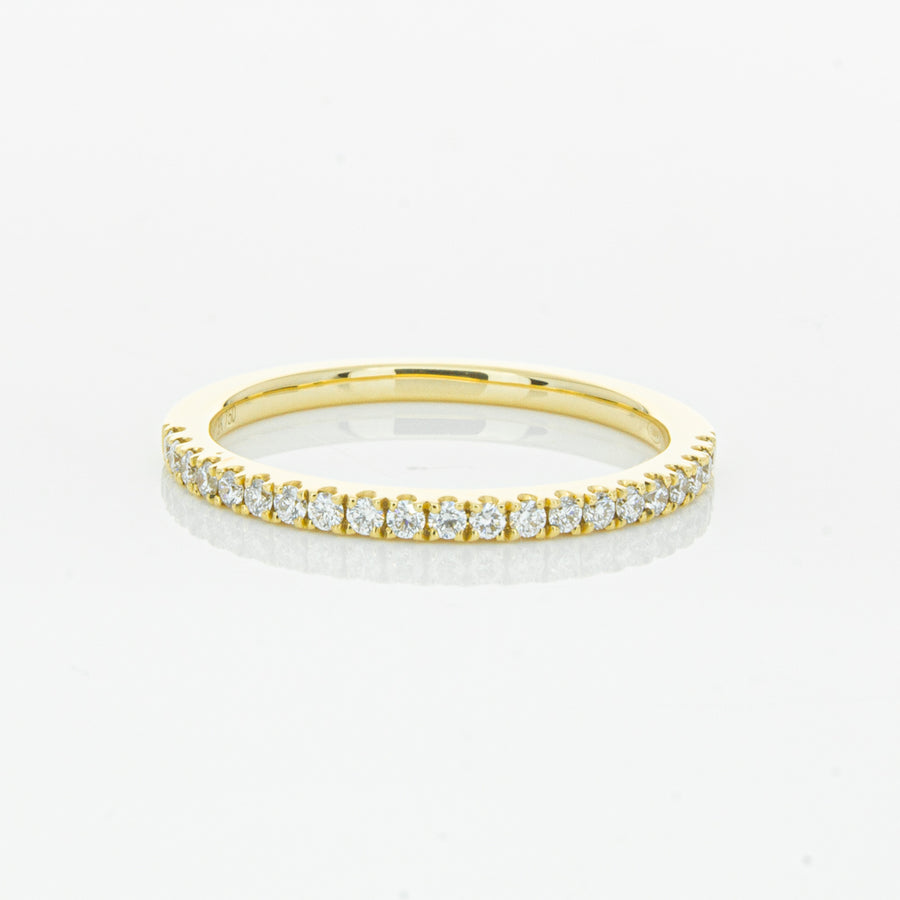 18ct Yellow Gold Diamond Millie Band-Ring-Walker & Hall