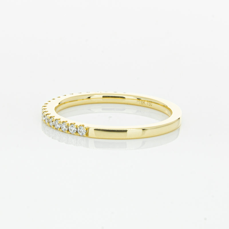 18ct Yellow Gold Diamond Millie Band-Ring-Walker & Hall