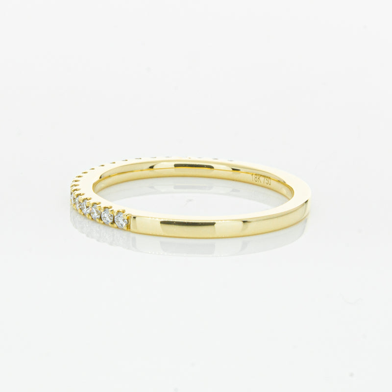 18ct Yellow Gold Diamond Millie Band-Ring-Walker & Hall