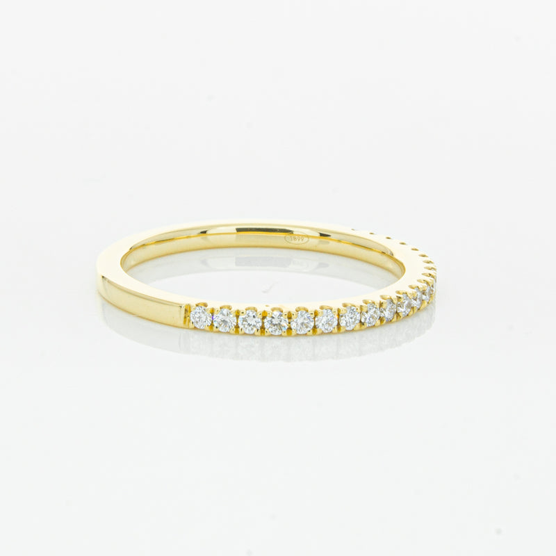 18ct Yellow Gold Diamond Millie Band-Ring-Walker & Hall