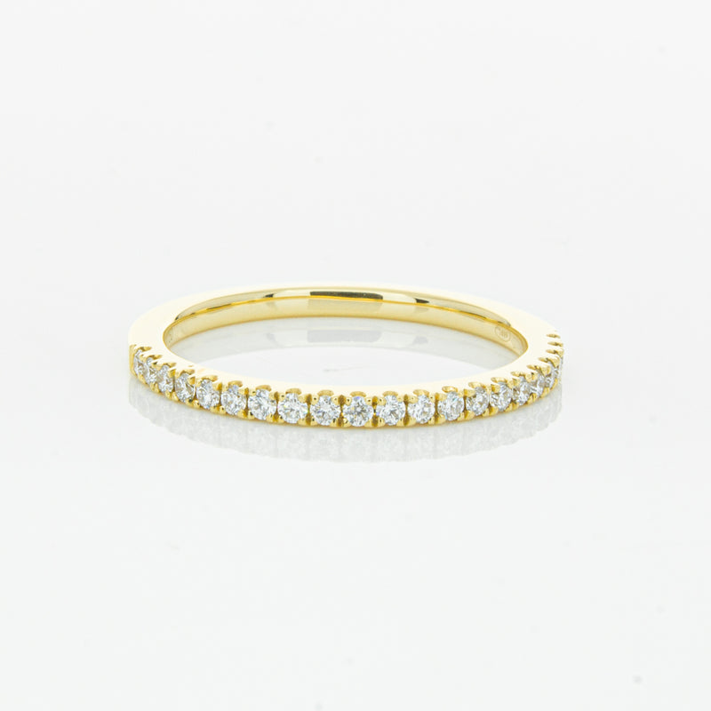 18ct Yellow Gold Diamond Millie Band-Ring-Walker & Hall