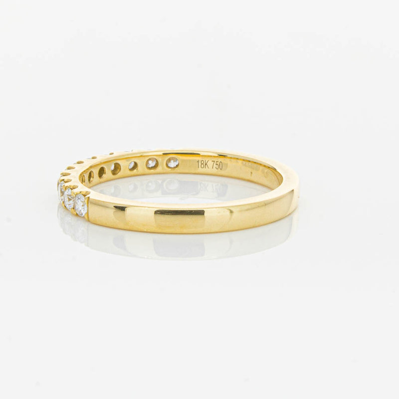 18ct Yellow Gold .33ct Diamond Bella Band-Ring-Walker & Hall
