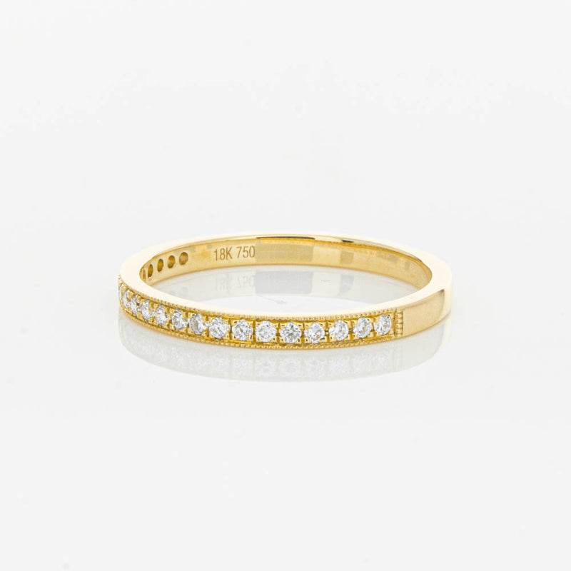 18ct Yellow Gold .16ct Diamond Galaxis Band-Ring-Walker & Hall