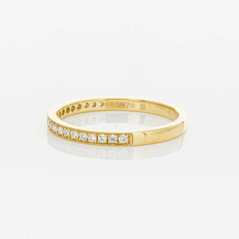 18ct Yellow Gold .16ct Diamond Galaxis Band-Ring-Walker & Hall