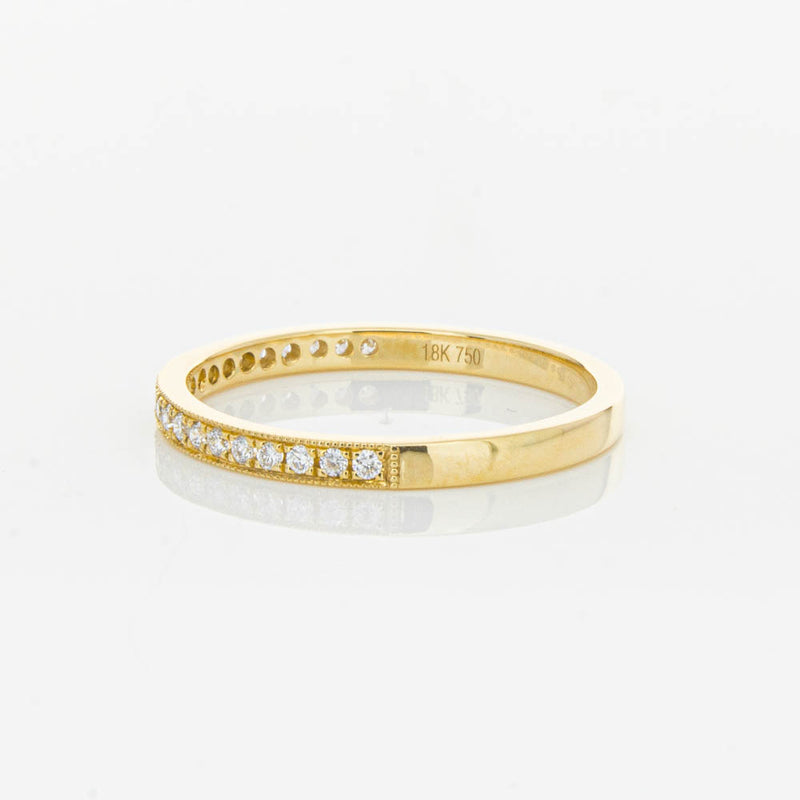 18ct Yellow Gold .16ct Diamond Galaxis Band-Ring-Walker & Hall