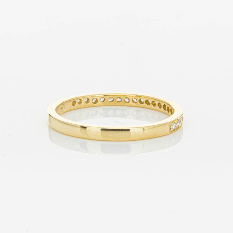 18ct Yellow Gold .16ct Diamond Galaxis Band-Ring-Walker & Hall