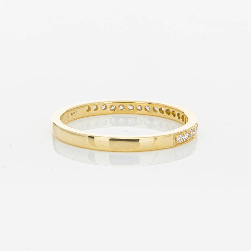 18ct Yellow Gold .16ct Diamond Galaxis Band-Ring-Walker & Hall